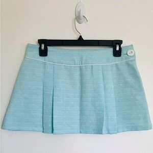 Light Blue Mini Skirt